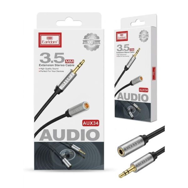 EARLDOM AUX34 3.5MM EXTENSION STEREO CABLE